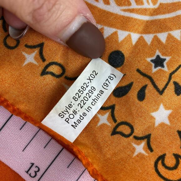Tito's Handmade Vodka Orange White Bandana - Picture 8 of 10
